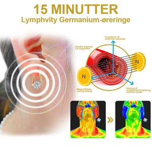 Lymfatisk magnetisk terapi germanium øreringe