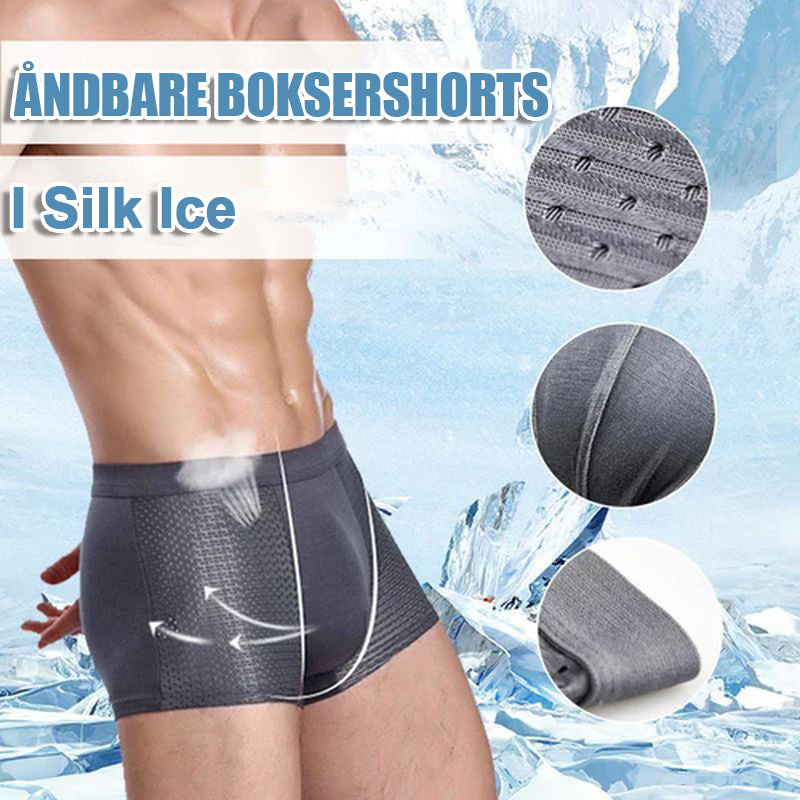Rummet Dental kapillærer Åndbart undertøj af is silke til mænd – Avermoso