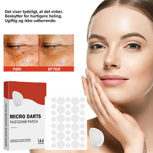 Mikronåle- og hydrokolloidplaster | Fjerner hævede modermærker, akne, flade vorter og hudmærker — 🛒 Køb 1, få 1 gratis (2 æsker) 🎁