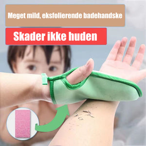 Ultraskånsom eksfolierende badehandske (køb 1, få 1 gratis)