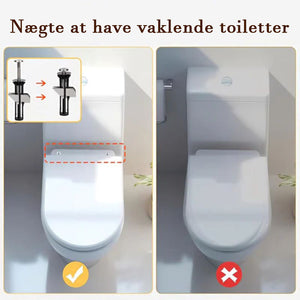 Boltsæt til kraftigt toiletsædebeslag