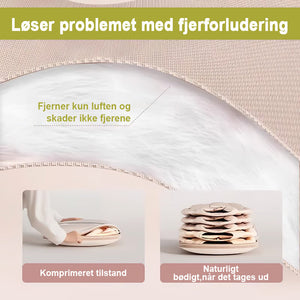👕Pladsbesparende hængende tøjpose med selvkomprimerende lynlås