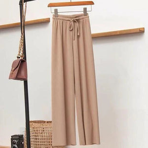 Ice Silk Wide Leg Damebukser