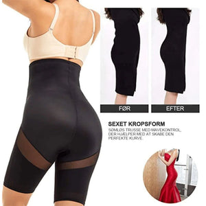 Cross compression højtaljet slankende shapewear trusser