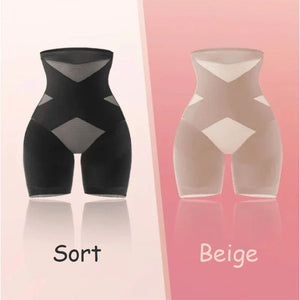 Cross compression højtaljet slankende shapewear trusser