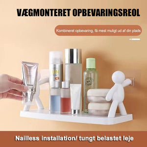 Opbevaringsreol til villaer uden stansning